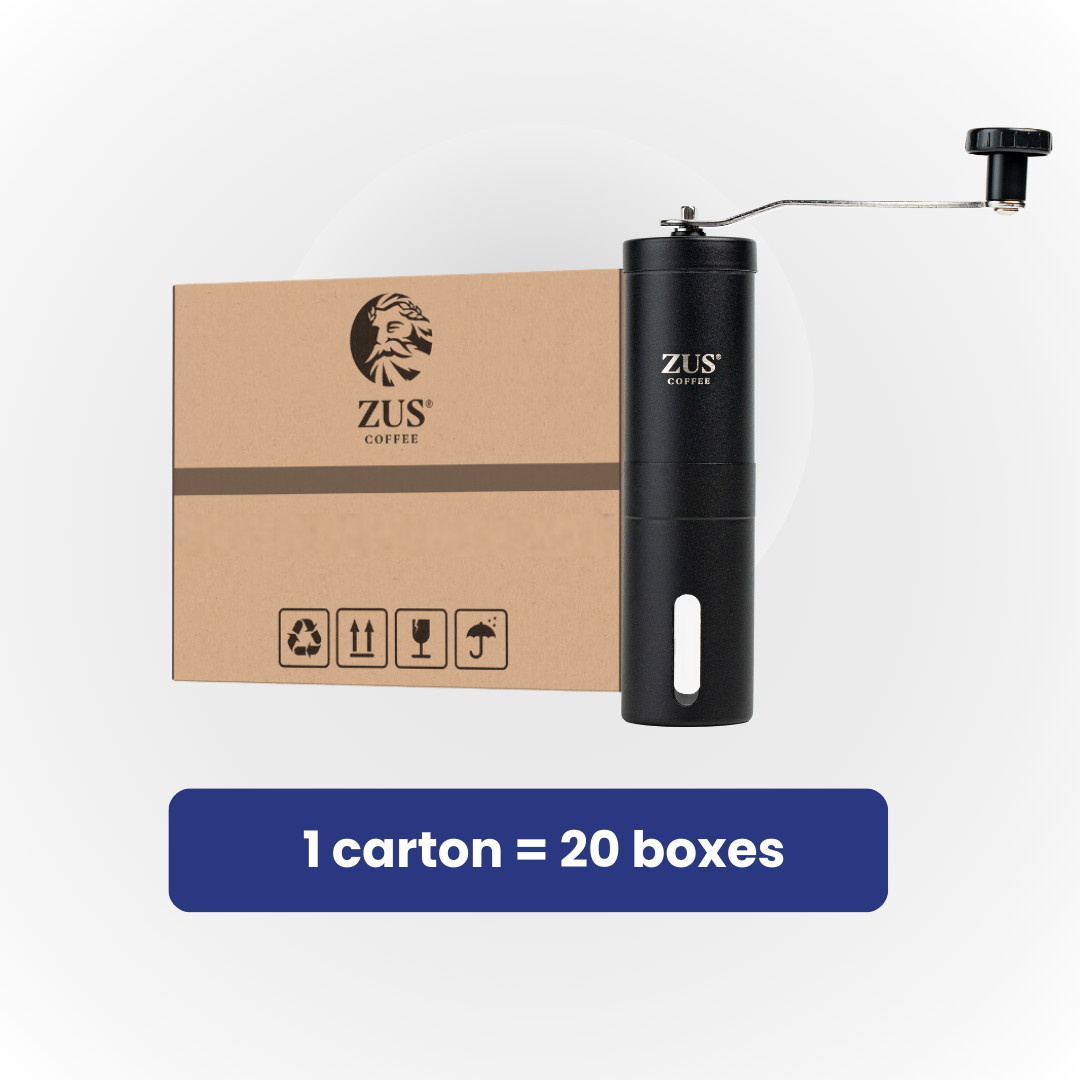 ZUS Coffee Grinder 40g - Space Black - 1 carton x 20 boxes