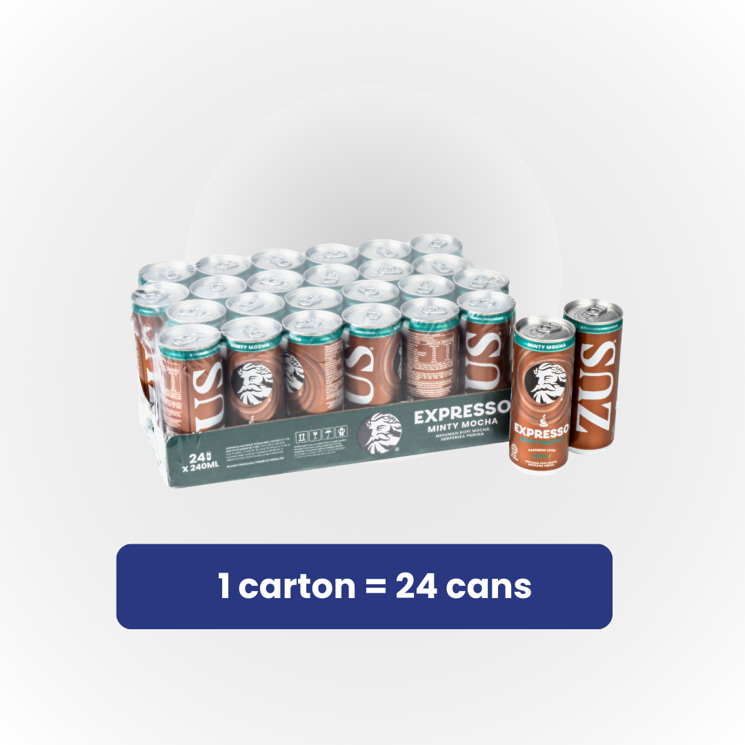 ZUS EXPRESSO - Minty Mocha - 240ml - 1 carton x 24 cans