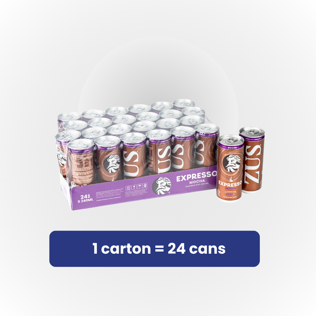 ZUS EXPRESSO - Mocha - 240ml - 1 carton x 24 cans