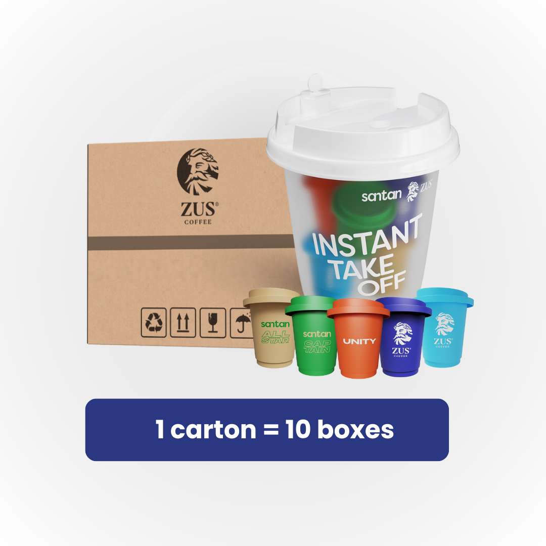 ZUS X Santan Superfine Instant Coffee Capsule (Cup) - UNITY - 1 carton x 10 boxes