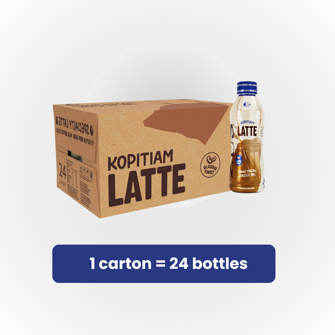 ZUS SPECIALTY LATTE - Kopitiam Latte - 250ml - 1 carton x 24 bottles